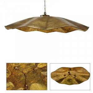 lampe en laiton couleur laiton antique avec culot E27