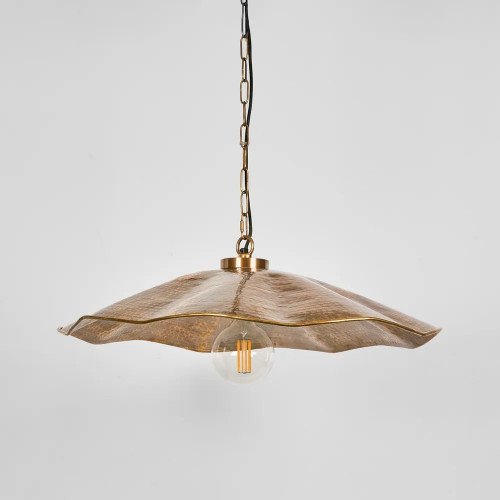 lampe en laiton couleur laiton antique avec culot E27