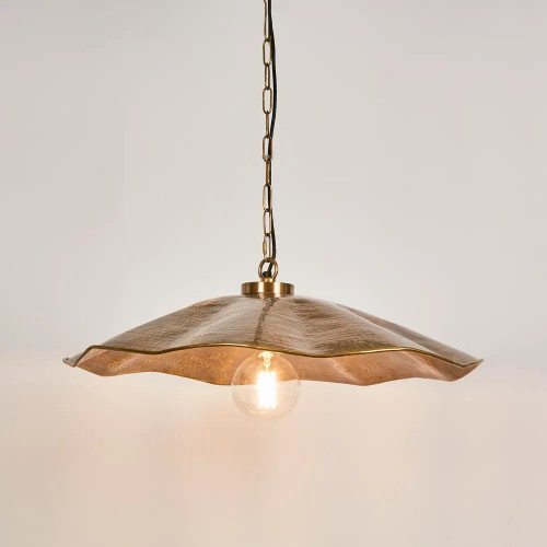 lampe en laiton couleur laiton antique avec culot E27