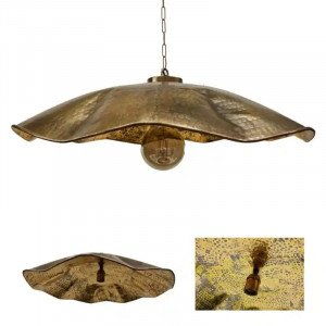 lampe en laiton couleur laiton antique avec culot E27