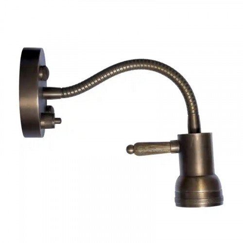 lampe en laiton couleur laiton antique avec douille GU10