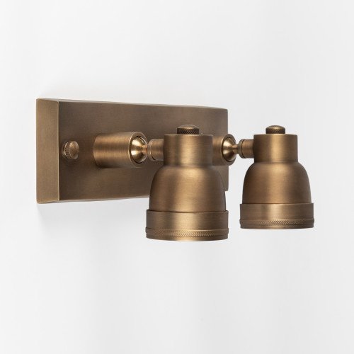Double spot Indigo Swirl (31171)  bronze antique | Nostalux.fr