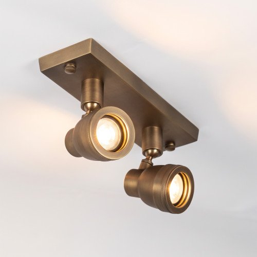 Double spot Indigo Swirl (31171)  bronze antique | Nostalux.fr
