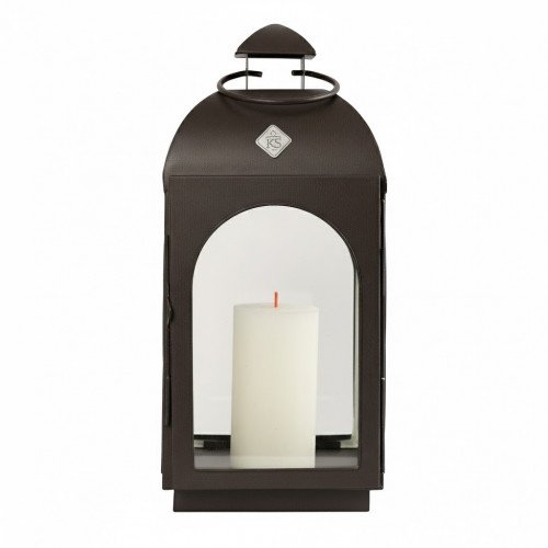 Lot de 2 Capri Photophore Lanterne Anthracite Small