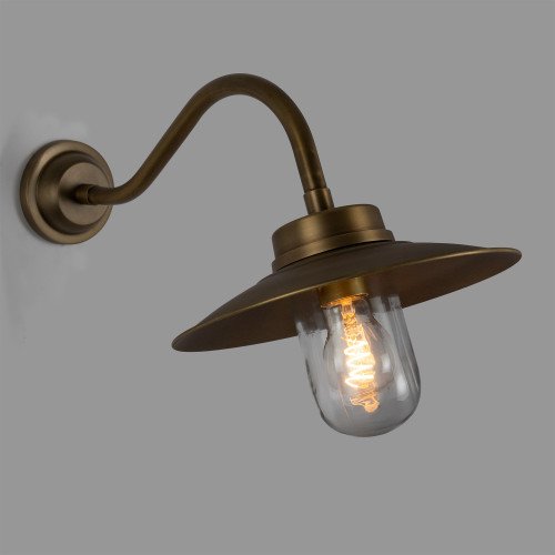 lampe en laiton noir antique avec un raccord E27