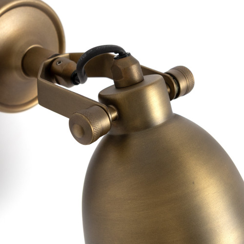 Applique murale vintage Maxim (30710) de Nostaluce en laiton | Nostalux.fr