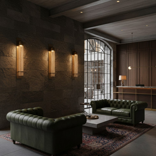 lampe en laiton couleur noir antique avec une douille E27