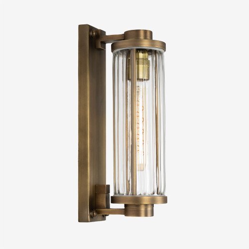 Lampe d’extérieur Porter antique laiton industriel