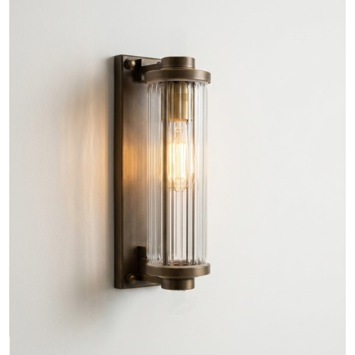 Lampe d’extérieur Porter antique laiton industriel