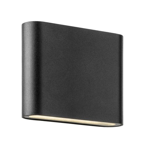 Lampe d'extérieur Muro applique murale 12 volts noire moderne