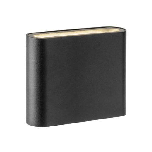 Lampe d'extérieur Muro applique murale 12 volts noire moderne