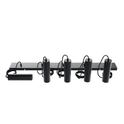 Suspension Calex Pendel 5 lumières GU10 noire