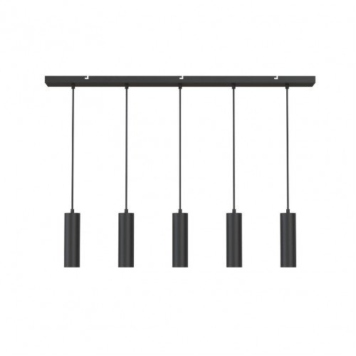 Suspension Calex Pendel 5 lumières GU10 noire
