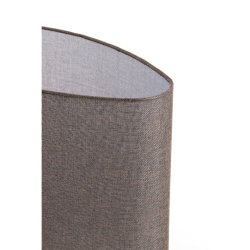 Light & Living BRANFO abat-jour ovale brun foncé