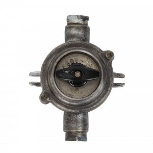 Interrupteur II (3900) style années 30 en étain|Nostalux.fr