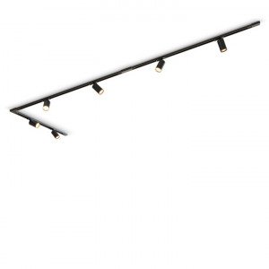 Calex Tracklight noir 6 spots GU10