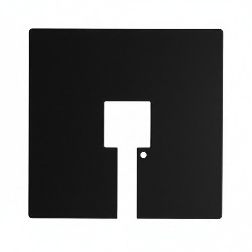 Plaque de recouvrement pour boîte de connexion aluminium moderne