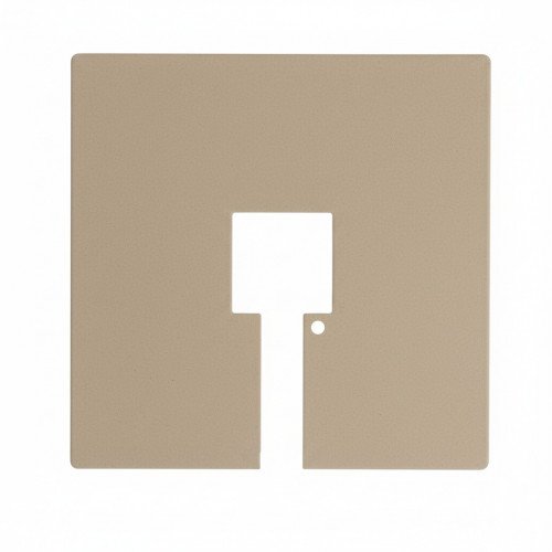 Plaque de recouvrement pour boîte de connexion aluminium moderne