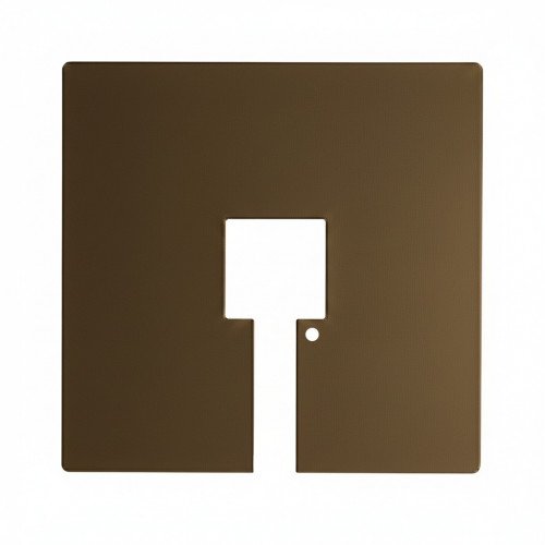 Plaque de recouvrement pour boîte de connexion aluminium moderne