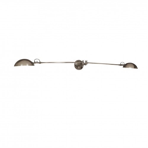 lampe en laiton couleur argent antique avec culot E27