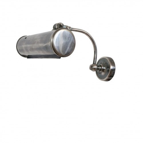 lampe en laiton couleur argent antique avec douille E14