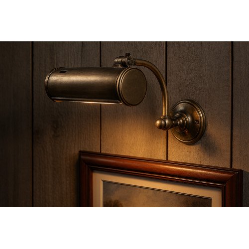lampe en laiton couleur argent antique avec douille E14