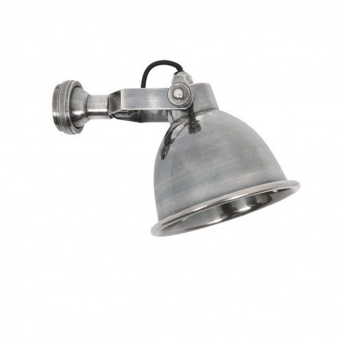 lampe en laiton de couleur argent antique avec un raccord E14