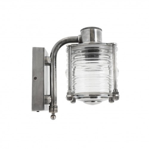 lampe en laiton couleur argent antique avec raccord E27