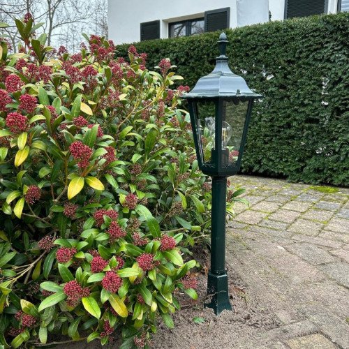 Lampe de jardin sur pied Ancona terras 2 de KS Lighting avec lanterne hexagonale