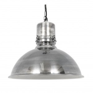 lampe en laiton couleur argent antique avec raccord E27