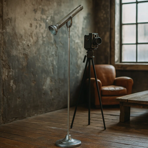 lampe en laiton couleur argent antique avec douille G9