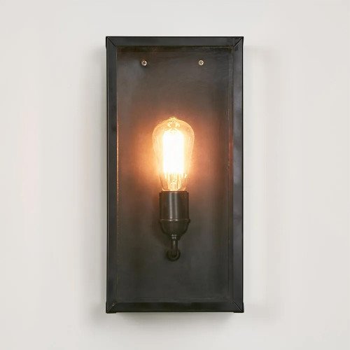 lampe en laiton couleur bronze antique avec raccord E27