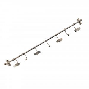 Porte-manteau en laiton argent antique 7 crochets