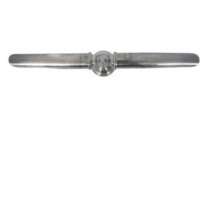 lampe en laiton couleur argent antique avec culot E27