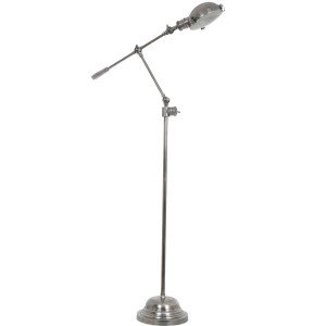 lampe en laiton couleur argent antique avec culot E27
