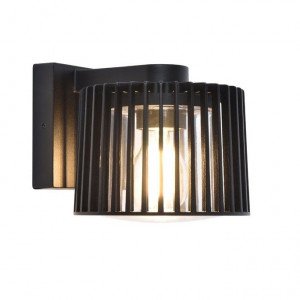Lampe d'extérieur Shyne lampe murale aluminium noir moderne Lampe d'extérieur Shyne lampe murale aluminium noir moderne
