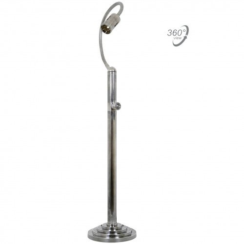 lampe en laiton en argent antique avec douille GU10