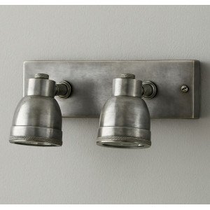 Spot double Indigo Swirl argent | Nostalux.fr