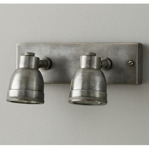 Spot double Indigo Swirl argent | Nostalux.fr