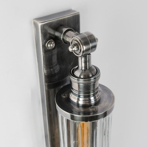 Lampe d'extérieur en laiton design anthracite Lampe murale E27 noir