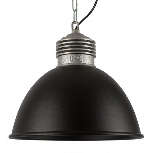 Suspension Loft Rétro & Vintage Industrielle Noire