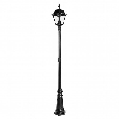 Lanterne solaire classique aluminium noir