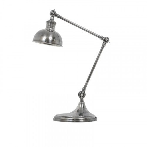 lampe en laiton couleur argent antique avec culot E27