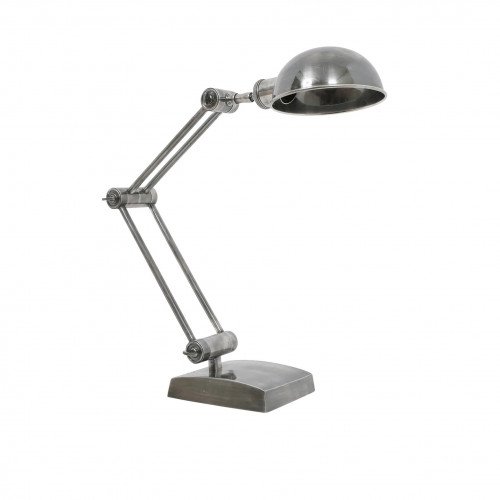 lampe en laiton couleur argent antique avec raccord E27