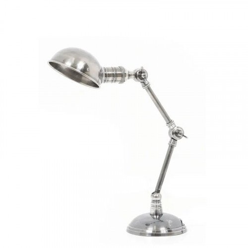 lampe en laiton couleur argent antique avec une douille E14