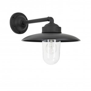 Applique extérieur noire Palazzo col de cygne en noir mat (6501) industriel  Applique extérieur noire Palazzo col de cygne en noir mat (6501) industriel