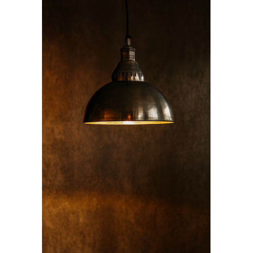 Lampe suspendue Seattle (58308) argent - Industriel & vintage|Nostalux.fr