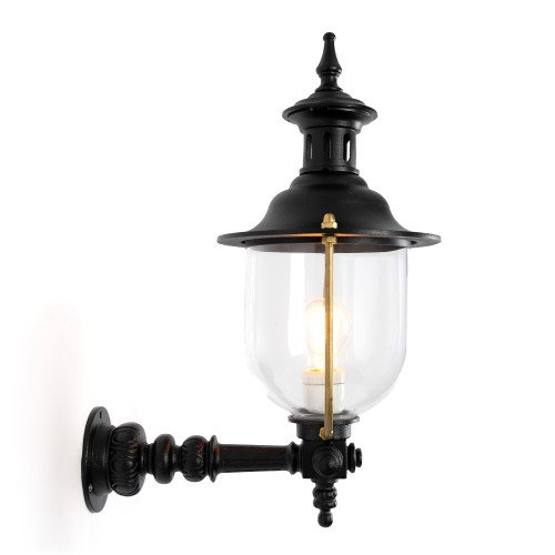 Lampe extérieure Lindau applique murale noir aluminium moderne