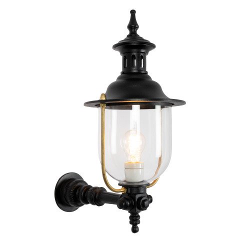 Lampe extérieure Lindau applique murale noir aluminium moderne