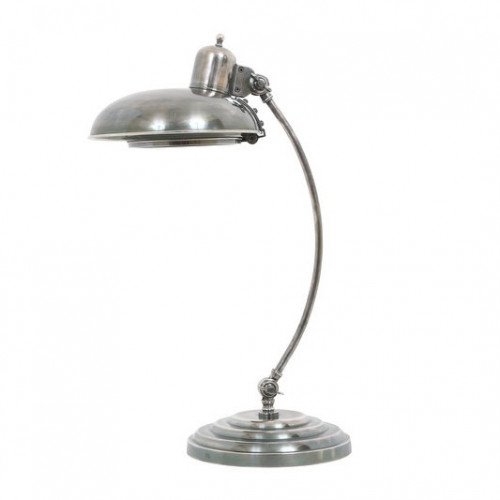 lampe en laiton couleur argent antique avec une douille E27
